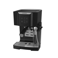 Machine à café électrique automatique en plastique 1450W avec pression de 15 bars, programmable et autonettoyante, capacité de 12 tasses pour usage domestique