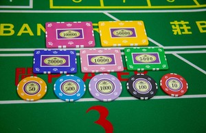 Juego de corona de arcilla redonda, fichas de póker y fichas de póker, placa, fichas de póker con funda de casino, venta al por mayor - Product Image 5