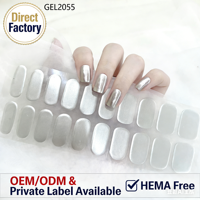 KIKILEE Profesyonel 3D DIY Jel Tırnak Kaplama Çıkartmaları İnci Pigmentli Fransız Sonbahar Özelleştirilebilir Şeritler Uzun Süreli UV İçermeyen