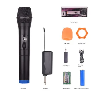 ไมโครโฟนไร้สาย Black Gold รุ่น LT-038 รองรับการชาร์จแบบไร้สาย สำหรับร้องเพลงที่บ้าน ไลฟ์สด พร้อมการ์ดเสียงคุณภาพดี เหมาะสำหรับใช้งานกลางแจ้ง - Product Image 3