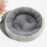 Fabricant vente en gros de petits lits ronds en peluche pour chiens et chats et accessoires