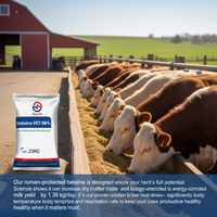 Bétaïne Anhydre 96% CAS 107-43-7 Donneur de Méthyl pour Bovins, Chevaux, Porcs – Améliore la Qualité de la Carcasse, Réduit les Coûts d'Alimentation
