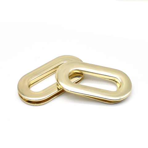 Metal Garment Accessories Garment Brass Oval Shape Eyelet Custom Eyelet