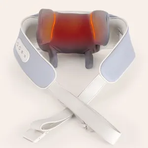 Motor sem escova coreano mais vendido, massageador cervical trapezius operado por bateria, 12V 2000mAh, com aquecimento de grafeno