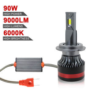Systèmes d'éclairage automobile Ampoule de phare LED M8 Haute puissance 90W 12V 9000 Lumens Adaptation universelle H4 Faisceau haut/bas - Product Image 4