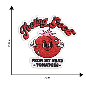 Parche Bordado Personalizado de Poliéster con Diseño de Castillo de Dibujos Animados, Letras y Logotipos Termoadhesivos para Sombreros/Ropa - Product Image 3