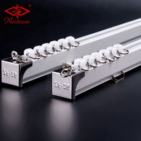 IKSUN En Gros Antique En Aluminium Pakistan Double Support Rail De Rideau