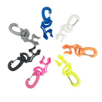 Isure Marine Diving - Clip de fixation rapide pour deuxième étage de plongée, clip de tuyau de régulateur BCD, clip de tuyau basse pression, crochet de tuyau HC-580