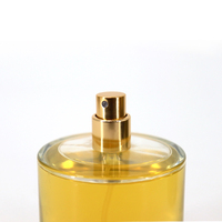 Bouteille de parfum de parfum en verre vide haut de gamme de 30ml 50ml 100 ml avec boîte rigide Bouteille de pulvérisation de parfum cylindrique de luxe avec couvercle en bois