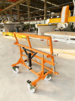 Meilleure vente chariot de transport en pierre comptoirs mobiles plans de cuisine dans l'usine de pierre Installation facile