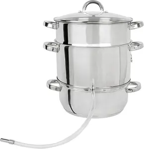 गर्म बेच 8L 304 स्टेनलेस स्टील प्रेरण juicer स्टीमर पॉट