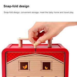 Gioco di ruolo in legno casa agricola su misura giocattolo <span class=keywords><strong>con</strong></span> animale <span class=keywords><strong>per</strong></span> <span class=keywords><strong>bambini</strong></span> - Product Image 6