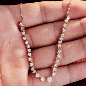 Collier personnalisé de haute qualité en or jaune 18K 14K 10K avec pendentif en diamant créé cultivé en laboratoire pour femmes hommes - Product Image 6