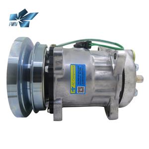 Compresor de Aire Acondicionado 7H15 24v/12v, Compresor Automotriz para Caterpillar Challenger Sennebogen 1011759 3E1906 - Product Image 4