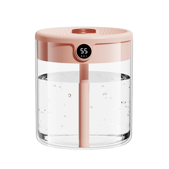 Smart 2L Top Fill Air Humidifier with Double Nozzle Cool Mist Night Light & Aromatherapy for Home Bedroom Office