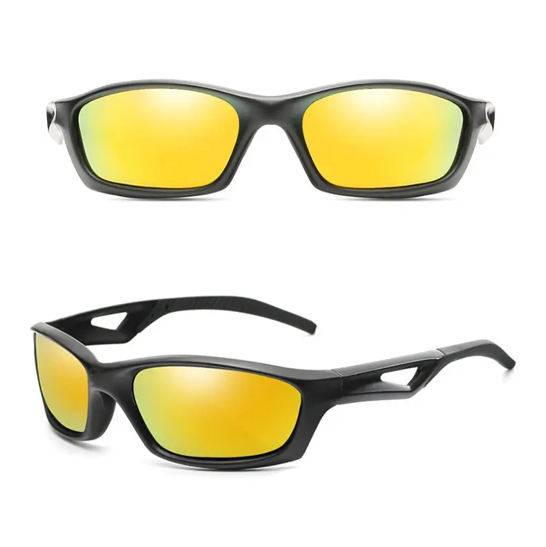 Gafas de sol deportivas polarizadas para hombre, lentes de visión nocturna para motocicleta
