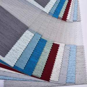 ستائر رول زيبرا داخلية مخصصة التصميم بالجملة، 100% بوليستر، معتمة، أفقية، مقاومة للماء للمنزل - Product Image 1