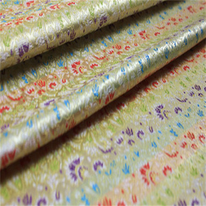 Tissu brocart traditionnel chinois en gros, populaire, 90 cm, floral, magnifique, prêt à l'emploi pour les robes de kimono, les manteaux pour femmes - Product Image 4