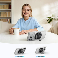 Nuevo Soporte Magnético Personalizado para Teléfono con MagSafe, Anillo de Aleación de Zinc con Bucle de Silicona Suave, Soporte Magnético para Dedos para Teléfonos Móviles