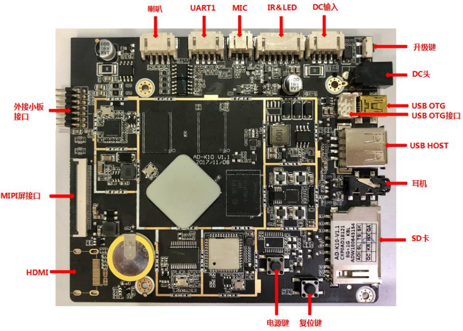 RK3399 Android Control Industrial placa Arm Android integrado Junta Comercial Tablet