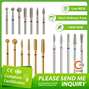 Punte per fresa diamantate di alta qualità da 3/32 pollici, frese diamantate per rimuovere cuticole e pelle morta, strumenti professionali per manicure e pedicure - Product Image 2