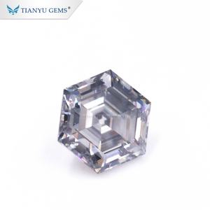 Tianyu Moissanite personalizado de fábrica al por mayor Moissanite gris suelto para joyería - Product Image 3