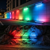 50W 3 en 1 Linkable LED Wall Washer DMX512 RGB Changement de couleur DJ Light Bar Dimmable pour l'éclairage architectural de scène de mariage