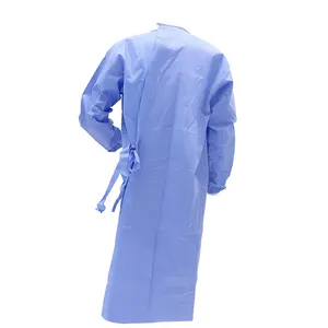 मेडिकल डिस्पोजेबल कोट स्टेराइल रीइन्फोर्स्ड सर्जिकल गाउन आइसोलेशन गाउन प्रोटेक्ट कपड़े