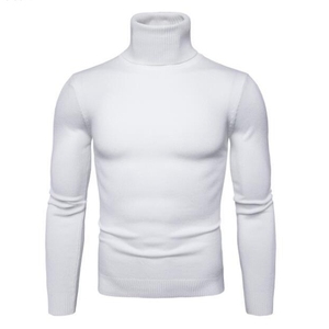 Maglione da <span class=keywords><strong>Uomo</strong></span> a Collo Alto, Slim Fit, Ispessito, Lavorato a Maglia, in Offerta - Product Image 3