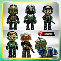 T Delta Force PVC Mystery Blind Box Weilong Hajifeng Personnages de jeu Japonais Écologiques Cadeau Surprise pour les Fans de Jeux et les Collectionneurs