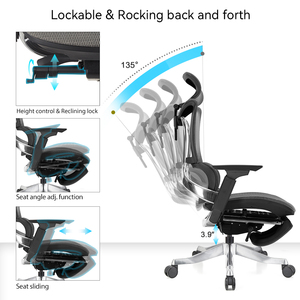 Bán Buôn Sang Trọng Điều Hành Cao Trở Lại Ghế 2024 Chất Lượng Cao Ergonomic Sillas De Oficina Quản Lý Ghế Văn Phòng Nội Thất Văn Phòng - Product Image 5