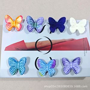 Pétalos de Mariposa Simulados Multicolores de Plástico PU, Accesorios para Manualidades, Decoraciones Estilo Instagram - Product Image 4