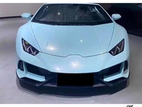 Kit de carrosserie léger personnalisé pour Lamborghini Huracan LP580 LP610, style EVO amélioré, pare-chocs avant semi-carbone