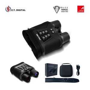 Visión nocturna infrarroja Z8001 Binoculares con zoom 8X Alcance de visión nocturna Resolución 4K Equipo táctico de observación de visión con poca luz - Product Image 1