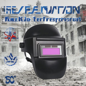 نظارات لحام من النوع الجديد للتعتيم التلقائي ، نظارات أمان مثبتة على الرأس ، حماية مريحة للعين مع غطاء لحام قوس - Product Image 2