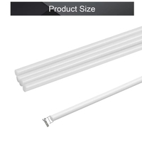 Barre de 6-50mm de diamètre Barre blanche en poly tétra fluoro éthylène tige en plastique PTFE bricolage non toxique respectueuse de l'environnement