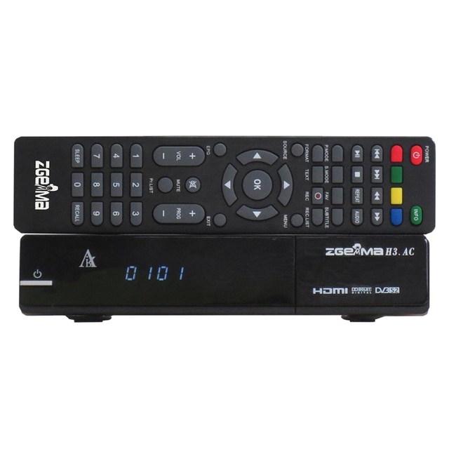 ATSC & Satellite Tv Receiver HD Tv Box ZGEMMA H3.AC DVB S2 + ATSC