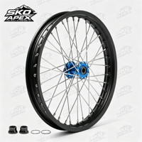 Roues Supermoto Surron LBX 17 pouces noires, ensemble pour la conduite urbaine, compatibles avec les motos électriques Talaria et 79Bike