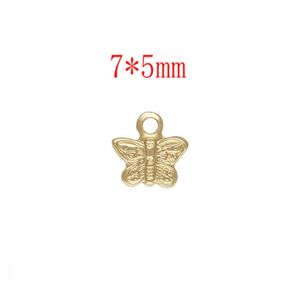 Dijes rellenos de oro GP 14KGF para cadenas de joyería permanentes, colgante de abalorio de Animal, dijes de diseño Diy para pendientes, collar - Product Image 2