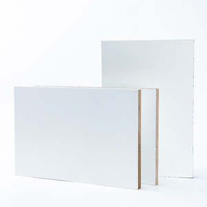 Tablero <span class=keywords><strong>de</strong></span> MDF para muebles Color <span class=keywords><strong>de</strong></span> melamina blanco laminado utilizado para gabinete 2mm 3mm 5mm 15mm 16MM 18mm - Product Image 4