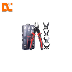 <span class=keywords><strong>Pince</strong></span> à tête interchangeable multifonction 5-en-1 Logo personnalisé <span class=keywords><strong>pince</strong></span> OEM coupe sertissage fil dénudage nouveauté tendance - Product Image 1