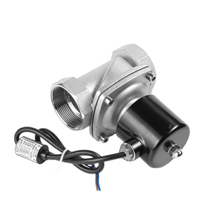 Katup <span class=keywords><strong>Solenoid</strong></span> elektrik, Stainless Steel 304 minyak Gas air Universal 220V AC 24V DC berulir normal Tertutup/Terbuka - Product Image 4