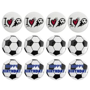 Sport <b>Football</b> Brooch Button <b>Pin</b> <b>Badge</b> Happy Birthday Party Decoration <b>Pins</b> for Kids Children Men Women Teenagers - Product Image 4