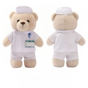 Gấu bông đồ chơi y tế OEM bán buôn, chất liệu bông PP, có thể tùy chỉnh logo, hình bác sĩ và y tá, thú nhồi bông mềm mại - Product Image 5