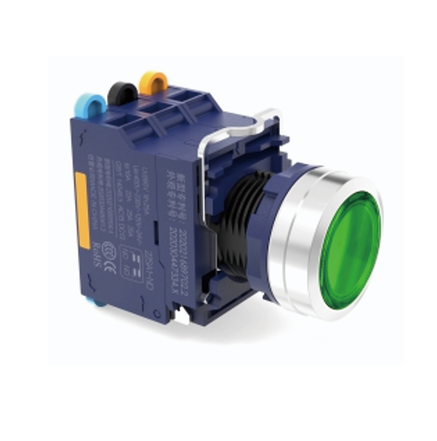 Industrial-grade Custom LED Switch Push Button with Latching & Momentary Functions High-quality 9-24V/25-48V Metal/Plastic