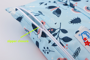 Sac à main étanche de grande capacité pour vêtements de bain réutilisable PUL Rangement pour couches de voyage Organisateur de sac à main - Product Image 6