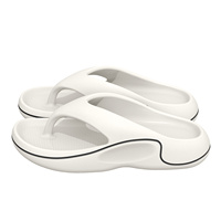 Tongs de créateur en EVA pour femmes, sandales de plage d'été à bout ouvert, semelle épaisse, antidérapantes, chaussures décontractées pour dames, vente en gros
