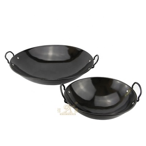 Nouvelle marque à la mode de cuisson émail Chinois grand <span class=keywords><strong>wok</strong></span> avec main - Product Image 6