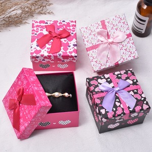 Custom Watch Boxes Cases printed ribbon gift box ribbons packaging paper box for christmas