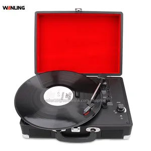 Gramophone đĩa Vinyl tùy chỉnh bàn xoay cộng với máy ghi âm và máy ghi âm